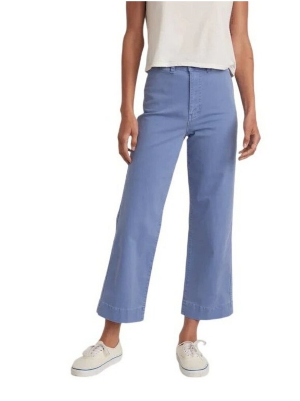 Marine Layer Bridget Slim Wide Leg Crop Pant